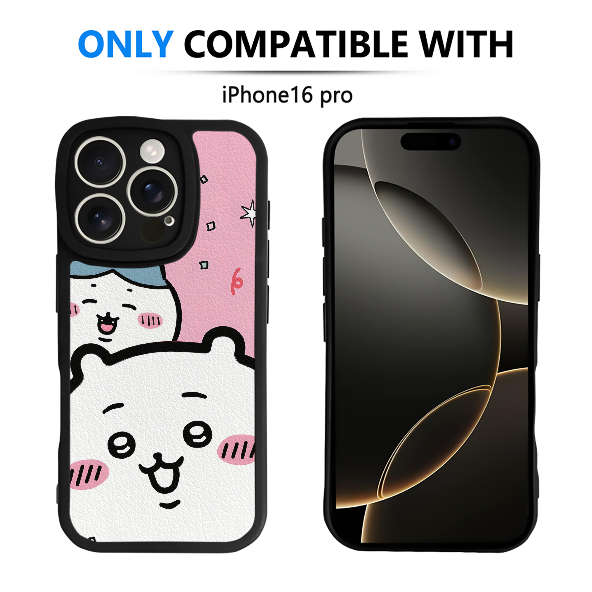 （画像用） ちいかわ Chii-kawa 【iPhone 16シリーズ対応】シリコンスマホケース（レザー調） 材質：シリコン